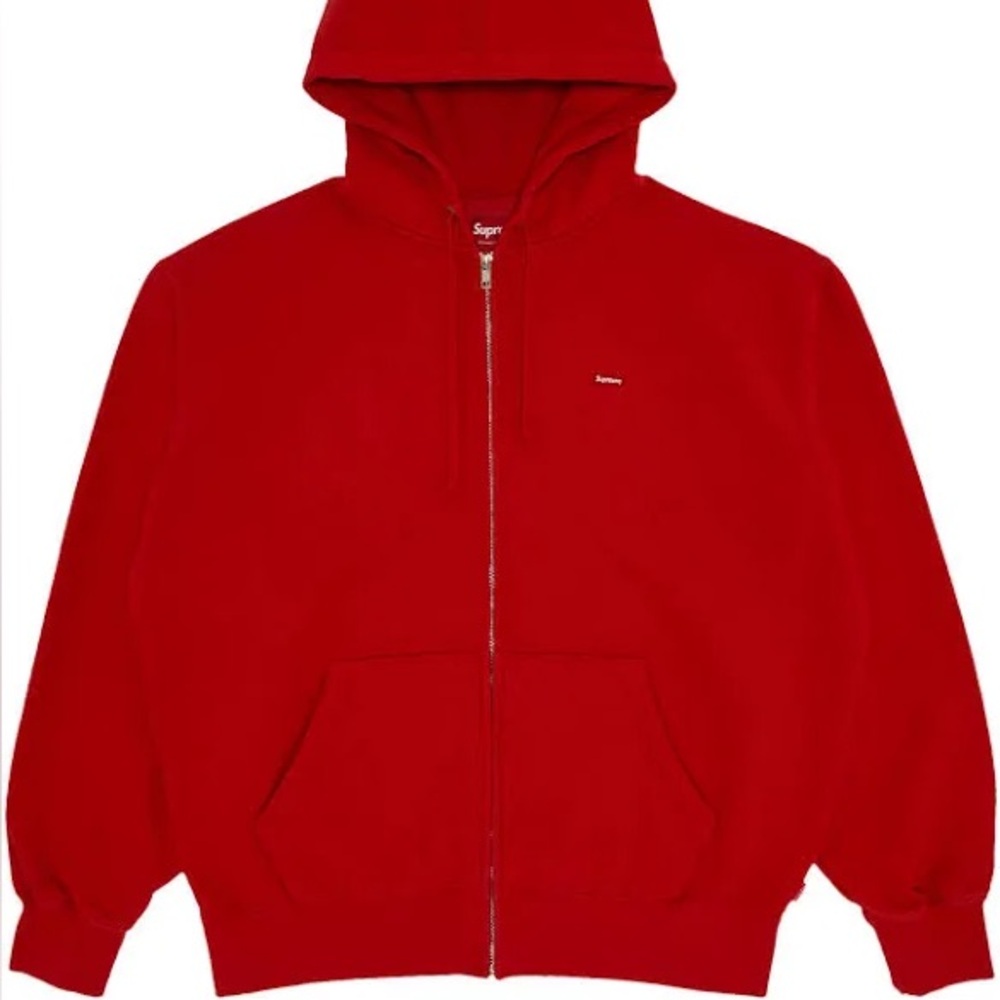 Supreme Overdyed Small Box Zip-Up Hooded Sweatshirt